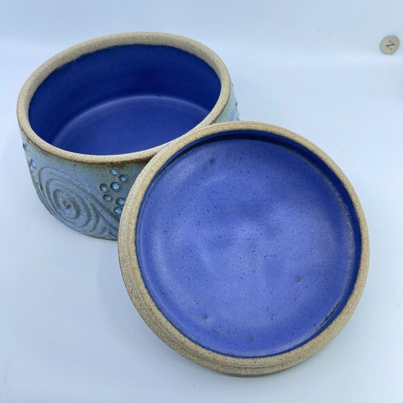 timberlake ceramic arts handcrafted covered casserole sea turtle themed - Picture 7 of 9